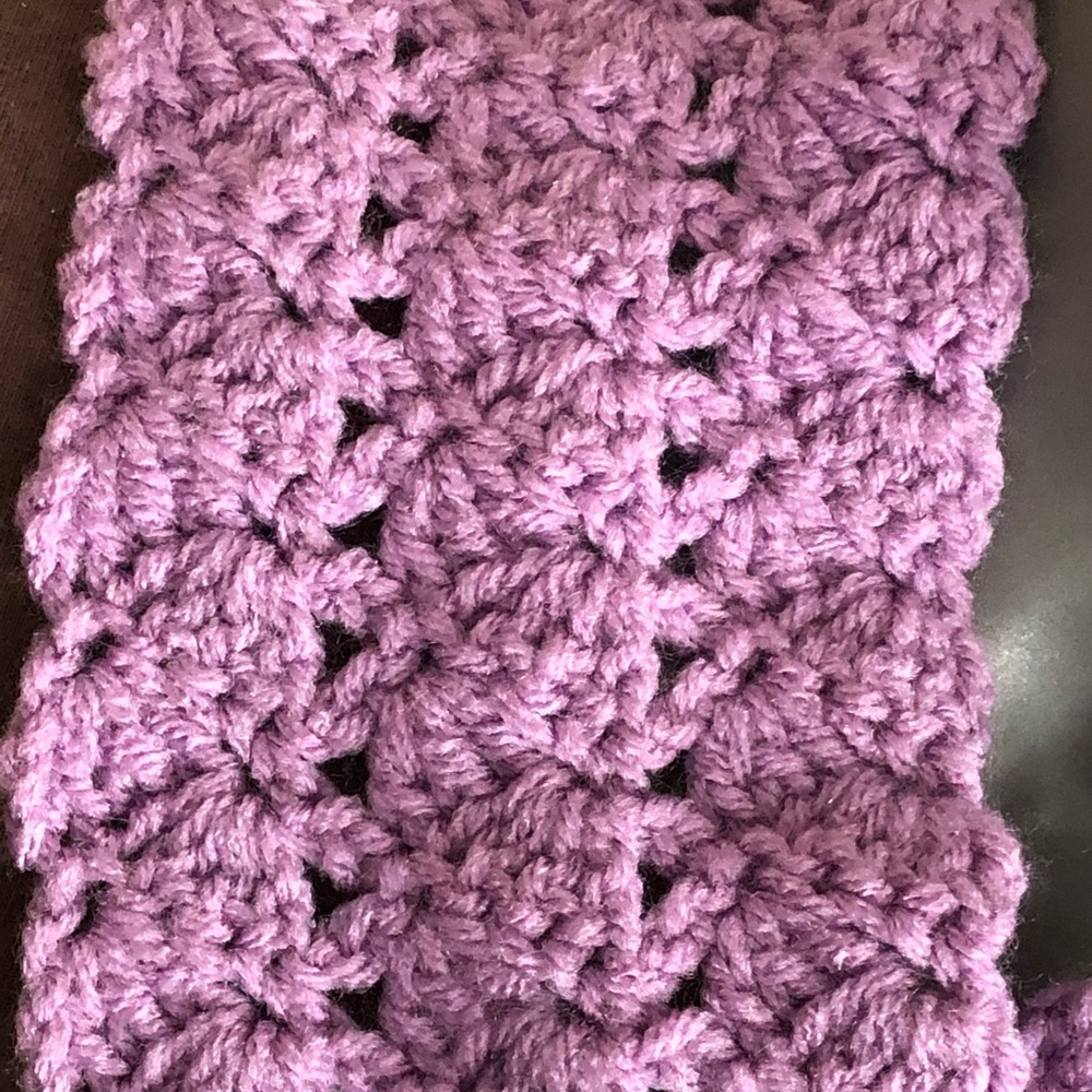Lavender neck warmer scarf lavender - Picture 3 of 4